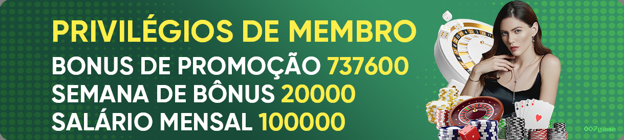 Cashback VIP 007game - reembolso semanal